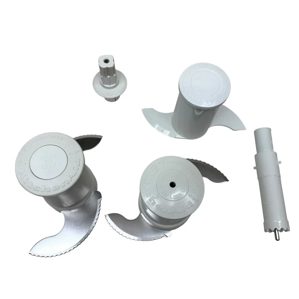 KitchenAid Food Processor Blade Storage Case Kit with Multipurpose & Dough